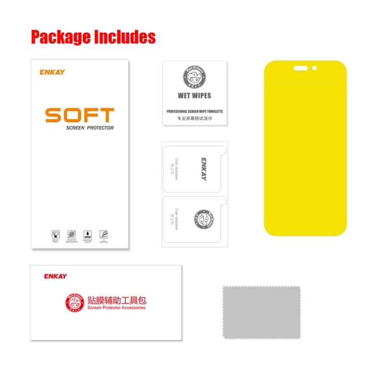 ENKAY Full Glue Explosion-proof Hydrogel Film For iPhone 14 Pro - HoMEdemic™ 
