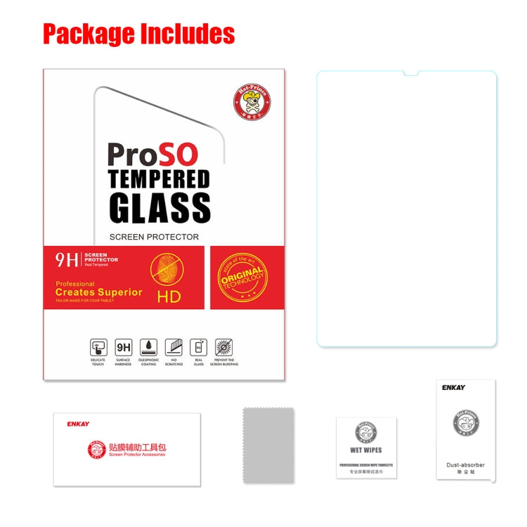 ENKAY Hat-Prince 0.33mm 9H Surface Hardness 2.5D Explosion-proof Tempered Glass Film for Galaxy Tab S6 - HoMEdemic™ 