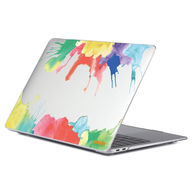 ENKAY Hat-Prince Forest Series Pattern Laotop Protective Crystal Case for MacBook Air 13.3 inch A1932 2018(Watercolor Pattern) - HoMEdemic™ 