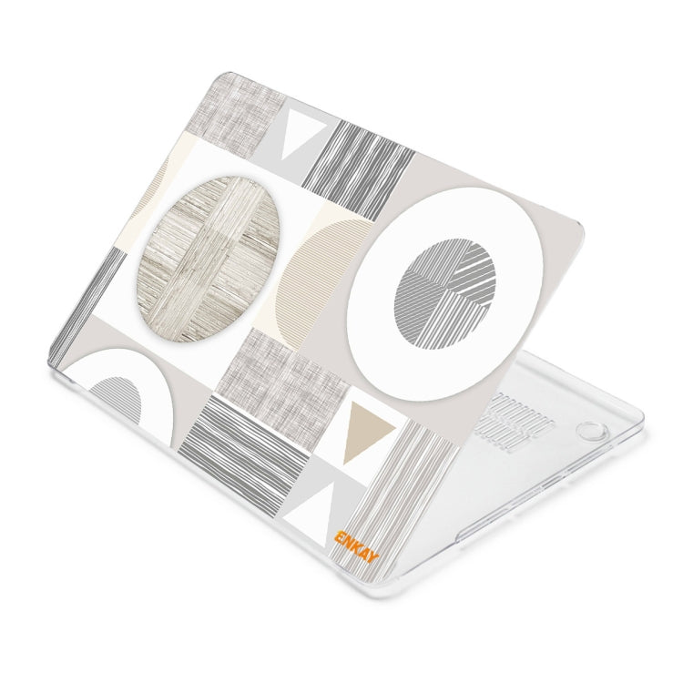 ENKAY Hat-Prince Geometry Pattern Laotop Protective Crystal Case for MacBook Pro 13.3 inch A2251 / A2289 / A2338 2020(Geometry No.3) - HoMEdemic™ 