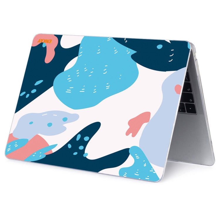 ENKAY Hat-Prince Geometry Pattern Laotop Protective Crystal Case for MacBook Pro 14.2 inch A2442 2021/A2779 2023/14 inch A3434 2025 (M5)(Geometry No.5) - HoMEdemic™ 
