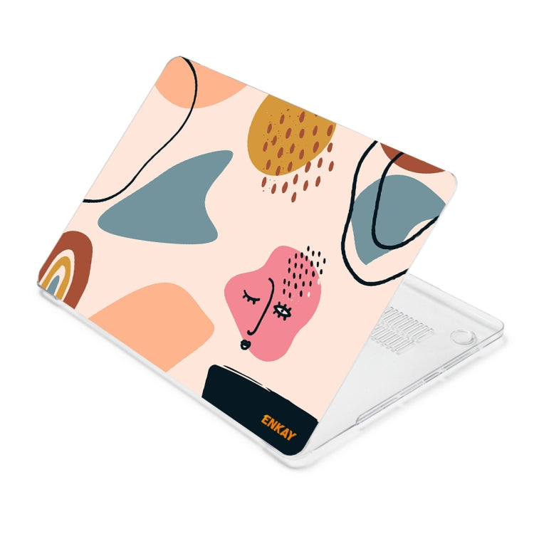 ENKAY Hat-Prince Geometry Pattern Laotop Protective Crystal Case for MacBook Pro 14.2 inch A2442 2021/A2779 2023/14 inch A3434 2025 (M5)(Geometry No.7) - HoMEdemic™ 