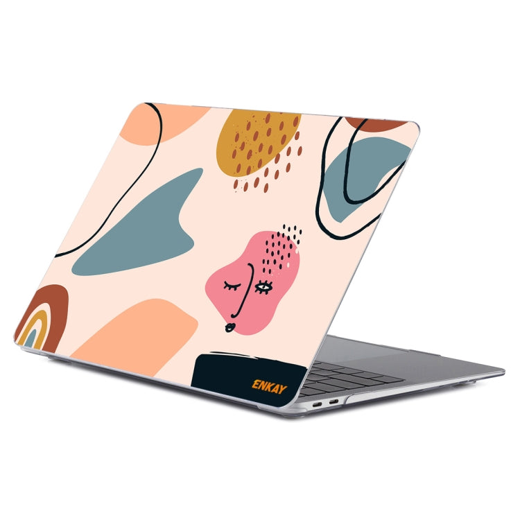 ENKAY Hat-Prince Geometry Pattern Laotop Protective Crystal Case for MacBook Pro 14.2 inch A2442 2021/A2779 2023/14 inch A3434 2025 (M5)(Geometry No.7) - HoMEdemic™ 