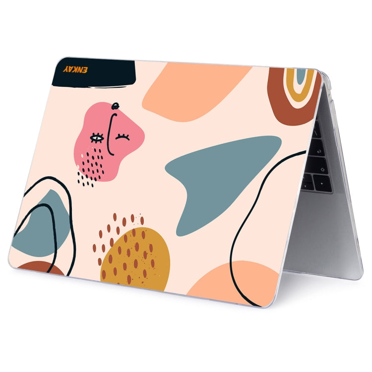 ENKAY Hat-Prince Geometry Pattern Laotop Protective Crystal Case for MacBook Pro 14.2 inch A2442 2021/A2779 2023/14 inch A3434 2025 (M5)(Geometry No.7) - HoMEdemic™ 
