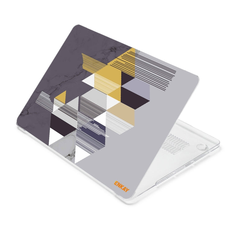 ENKAY Hat-Prince Geometry Pattern Laotop Protective Crystal Case for MacBook Pro 16.2 inch A2485 2021/A2880 2023 (Geometry No.1) - HoMEdemic™ 