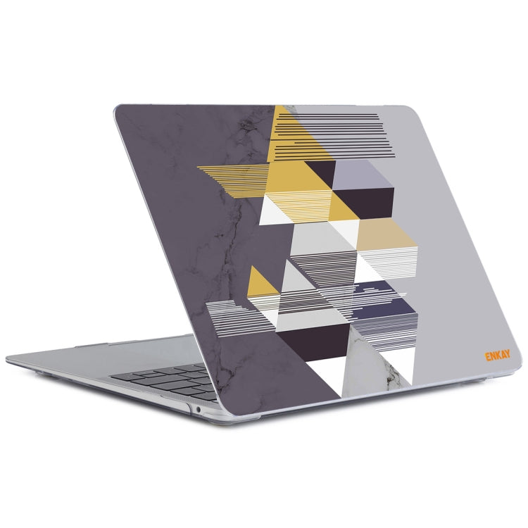 ENKAY Hat-Prince Geometry Pattern Laotop Protective Crystal Case for MacBook Pro 16 inch A2141(Geometry No.1) - HoMEdemic™ 