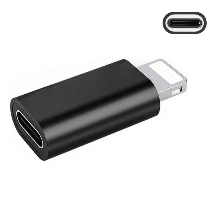 ENKAY Hat-Prince HC-6 Mini ABS USB-C / Type-C 3.1 to 8 Pin Port Connector Adapter(Black) - HoMEdemic™ 