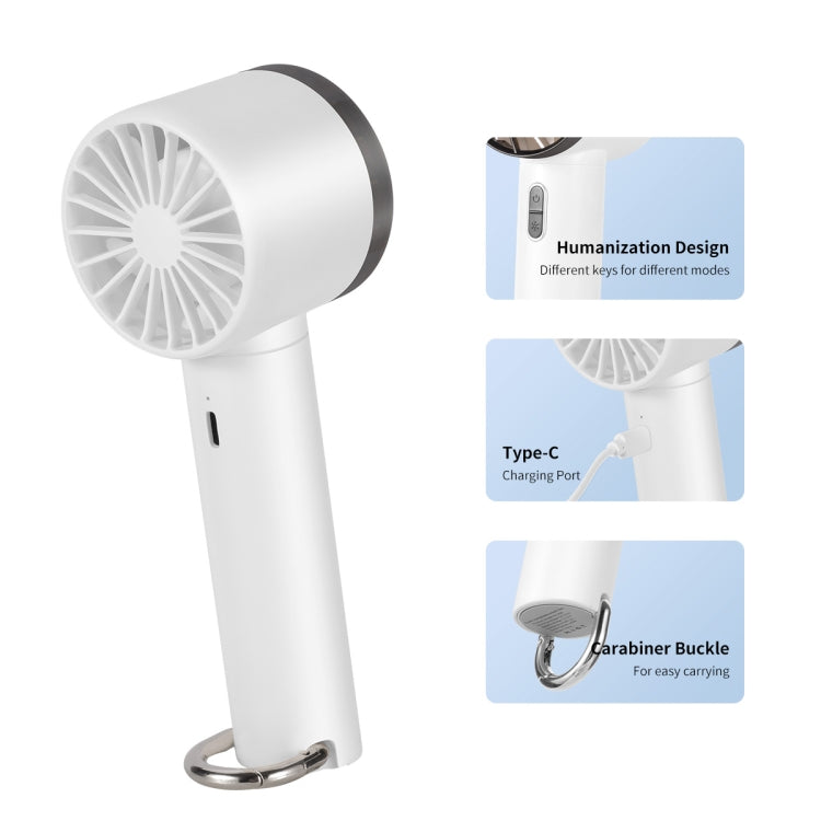 ENKAY Hat-Prince Handheld Mini Portable Cold Compress Cooling Fan(White) - HoMEdemic™ 
