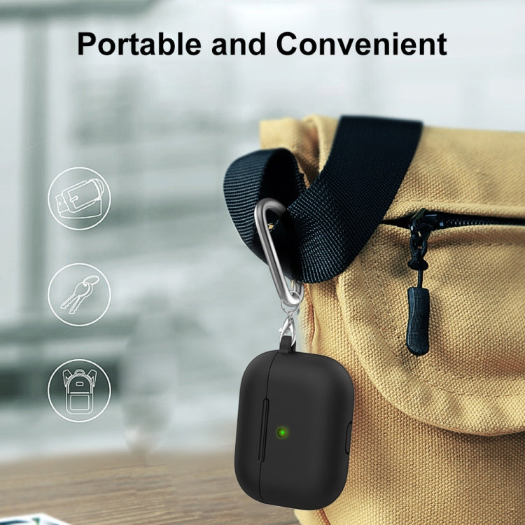 ENKAY Hat-Prince Thickened Silicone Protective Case Shock-Absorbing Cover with Keychain for Apple AirPods 3(Cyan) - HoMEdemic™ 