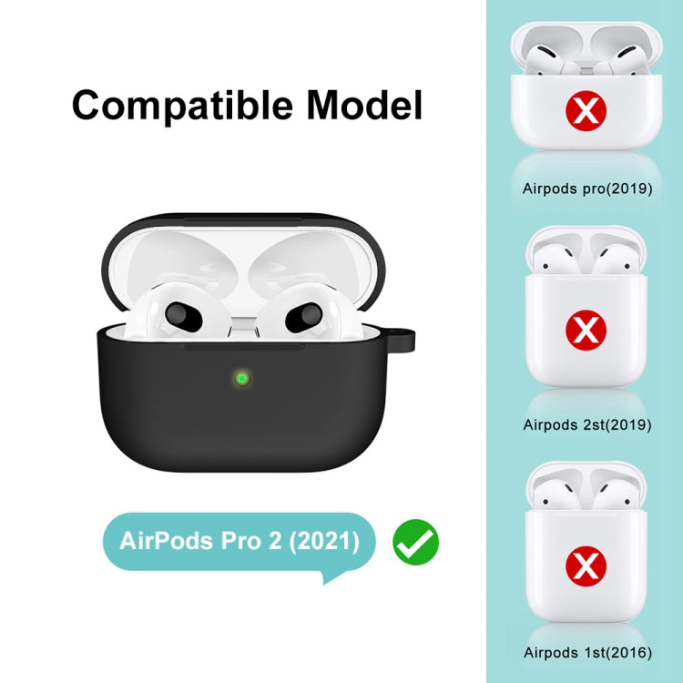 ENKAY Hat-Prince Thickened Silicone Protective Case Shock-Absorbing Cover with Keychain for Apple AirPods 3(Dark Blue) - HoMEdemic™ 