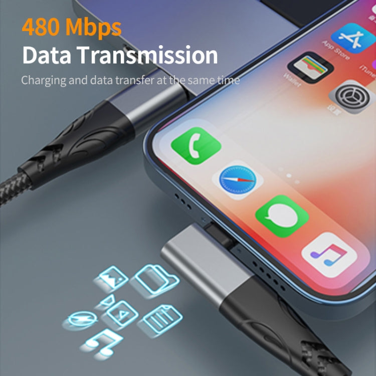 ENKAY PD100W 4-in-1 USB-A / Type-C to Type-C / 8 Pin Multifunction Fast Charging Cable with E-Marker, Cable Length:2m - HoMEdemic™ 