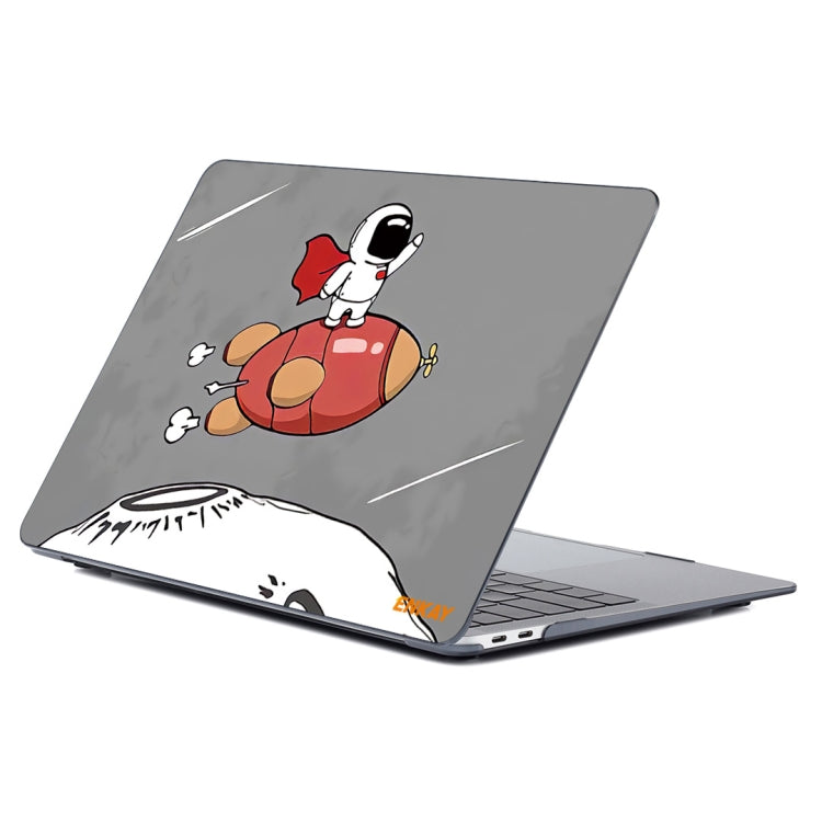 ENKAY Star Series Pattern Laotop Protective Crystal Case For MacBook Pro 14.2 inch A2442 (2021)/14 inch A3434 2025 (M5)(Rocket Astronaut) - HoMEdemic™ 