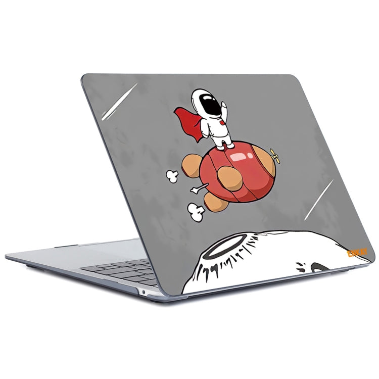 ENKAY Star Series Pattern Laotop Protective Crystal Case For MacBook Pro 14.2 inch A2442 (2021)/14 inch A3434 2025 (M5)(Rocket Astronaut) - HoMEdemic™ 