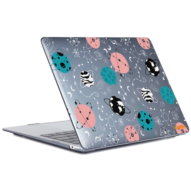 ENKAY Star Series Pattern Laotop Protective Crystal Case For MacBook Pro 14.2 inch A2442 (2021)/14 inch A3434 2025 (M5)(Geometric Planet) - HoMEdemic™ 