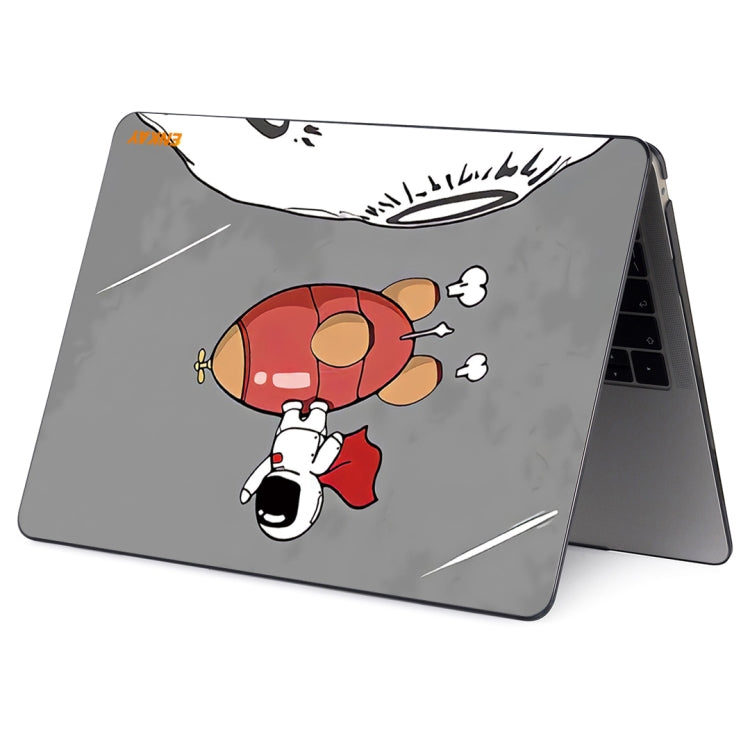 ENKAY Star Series Pattern Laotop Protective Crystal Case For MacBook Pro 14.2 inch A2442 (2021)/14 inch A3434 2025 (M5)(Rocket Astronaut) - HoMEdemic™ 