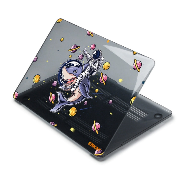 ENKAY Star Series Pattern Laotop Protective Crystal Case For MacBook Pro 14.2 inch A2442 (2021)/14 inch A3434 2025 (M5)(Shark Astronaut) - HoMEdemic™ 