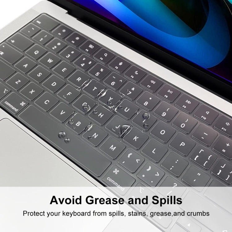 ENKAY Ultra Thin Soft TPU Laptop Keyboard Protector Film For MacBook Air 13.6 2022/2024 A2681 (M2) / A3113 (M3), Version:US Version - HoMEdemic™ 