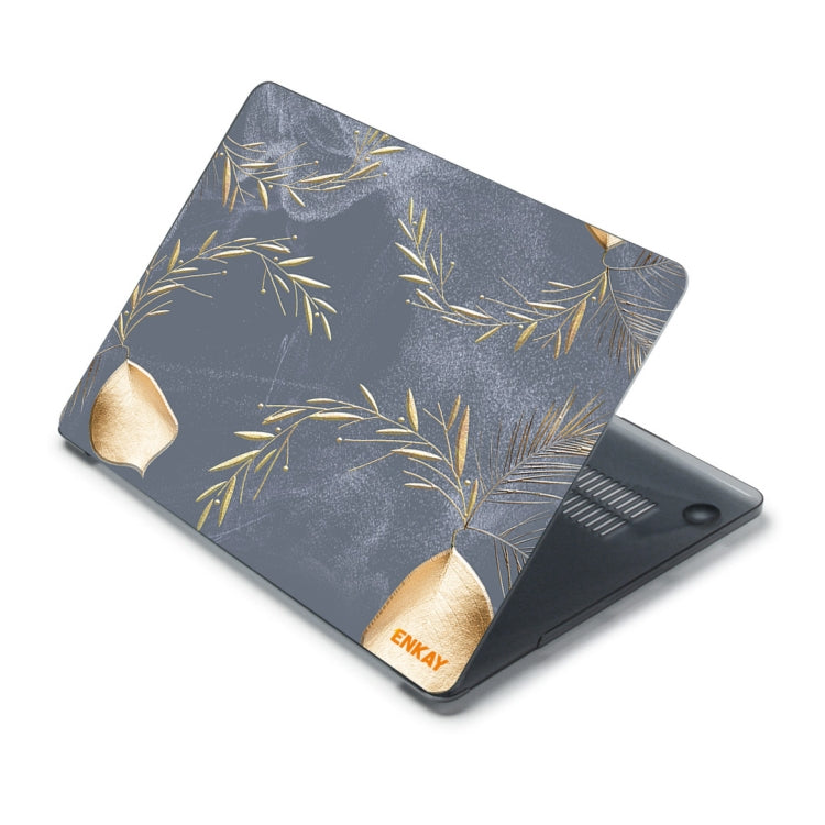 ENKAY Vintage Pattern Series Laotop Protective Crystal Case For MacBook Pro 13.3 inch A1706 / A1708 / A1989 / A2159(Wild Oats) - HoMEdemic™ 