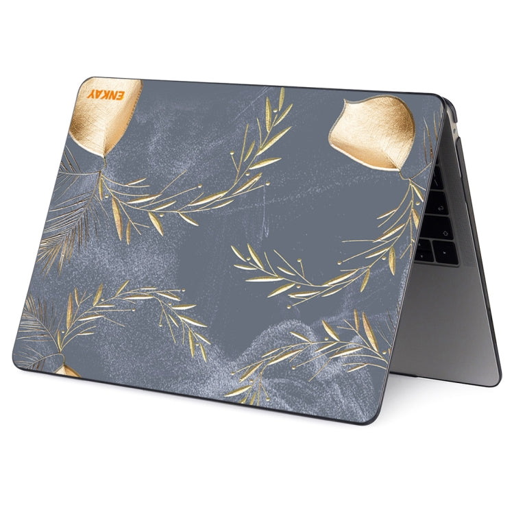 ENKAY Vintage Pattern Series Laotop Protective Crystal Case For MacBook Pro 13.3 inch A2251 / A2289 / A2338 2020(Wild Oats) - HoMEdemic™ 