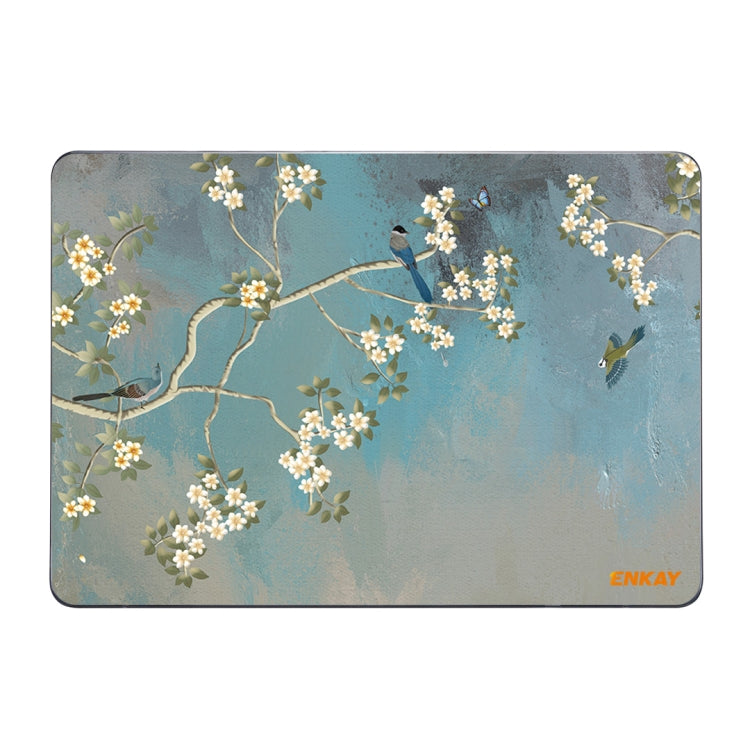 ENKAY Vintage Pattern Series Laotop Protective Crystal Case For MacBook Pro 15.4 inch A1707 / A1990(Magnolia) - HoMEdemic™ 