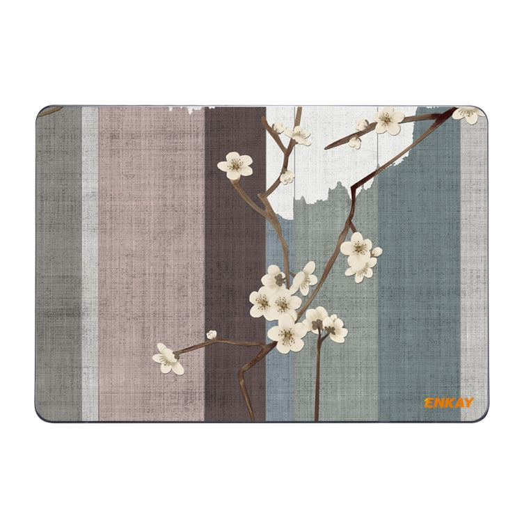 ENKAY Vintage Pattern Series Laotop Protective Crystal Case For MacBook Pro 15.4 inch A1707 / A1990(Plum Blossom) - HoMEdemic™ 