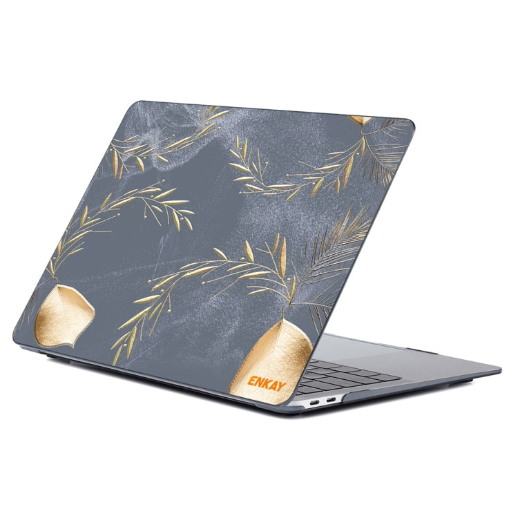 ENKAY Vintage Pattern Series Laotop Protective Crystal Case For MacBook Pro 15.4 inch A1707 / A1990(Wild Oats) - HoMEdemic™ 