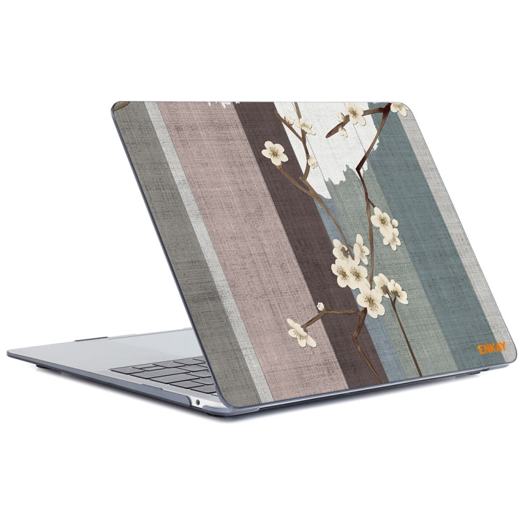 ENKAY Vintage Pattern Series Laotop Protective Crystal Case For MacBook Pro 16 inch A2141(Plum Blossom) - HoMEdemic™ 
