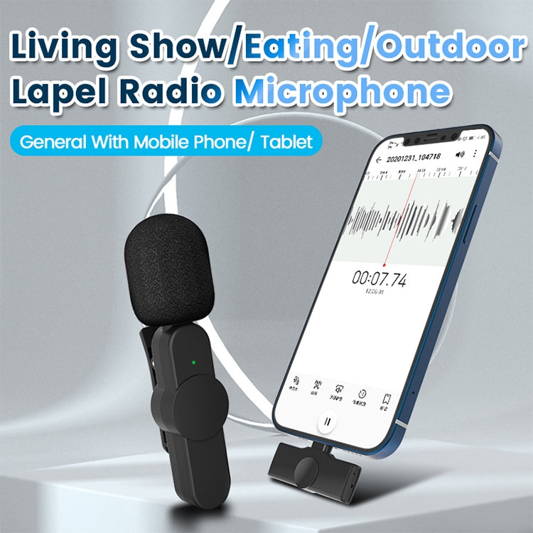 EP033T USB-C / Type-C Interface Lavalier Wireless Radio Microphone, EP033T Type-C - HoMEdemic™ 