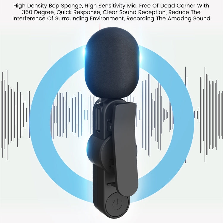 EP033T USB-C / Type-C Interface Lavalier Wireless Radio Microphone, EP033T Type-C - HoMEdemic™ 