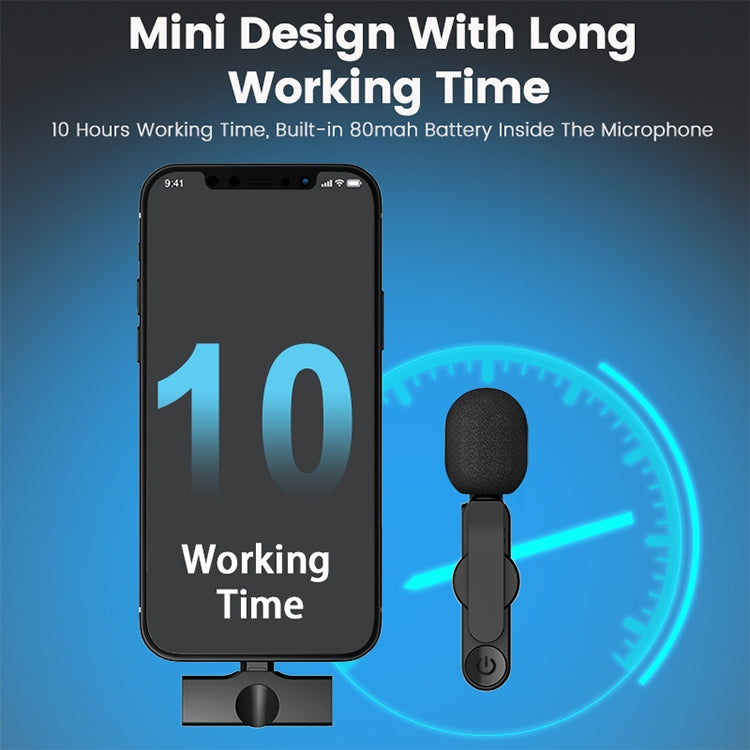 EP033T USB-C / Type-C Interface Lavalier Wireless Radio Microphone, EP033T Type-C - HoMEdemic™ 