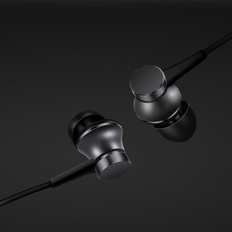 Original Xiaomi Mi In-Ear Headphones Basic Earphone with Wire Control + Mic, Support Answering and Rejecting Call(Black) - HoMEdemic™ 