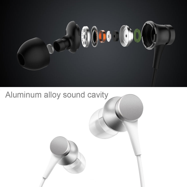 Original Xiaomi Mi In-Ear Headphones Basic Earphone with Wire Control + Mic, Support Answering and Rejecting Call(Black) - HoMEdemic™ 