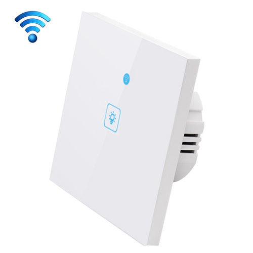 WS-EU-01 EWeLink APP & Touch Control 2A 1 Gang Tempered Glass Panel Smart Wall Switch, AC 90V-250V, EU Plug - HoMEdemic™ 