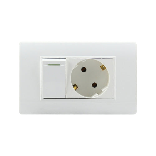 118 Type PC Power Socket with Switch, EU Plug - HoMEdemic™ 