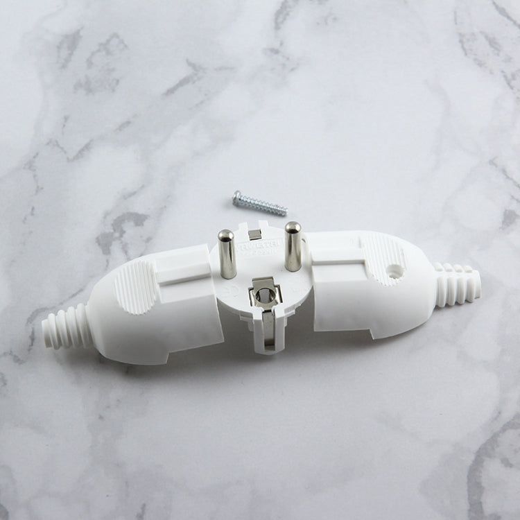 Side Wiring Tripolar Power Plug, EU Plug - HoMEdemic™ 