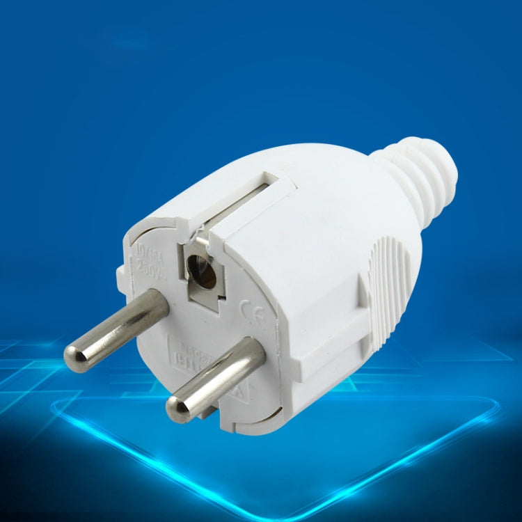 Side Wiring Tripolar Power Plug, EU Plug - HoMEdemic™ 