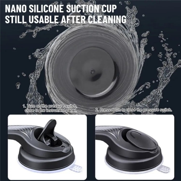 ES25 Nano Silicone Suction Cup Mount Car Dashboard / Windshield Phone Holder - HoMEdemic™ 