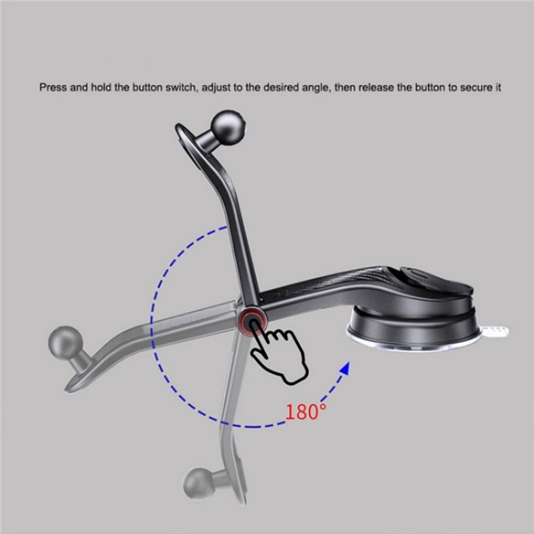 ES281 Car Dashboard Windshield Air Vent Suction Cup Phone Holder For 4-6.7 Inch Phone Mount - HoMEdemic™ 