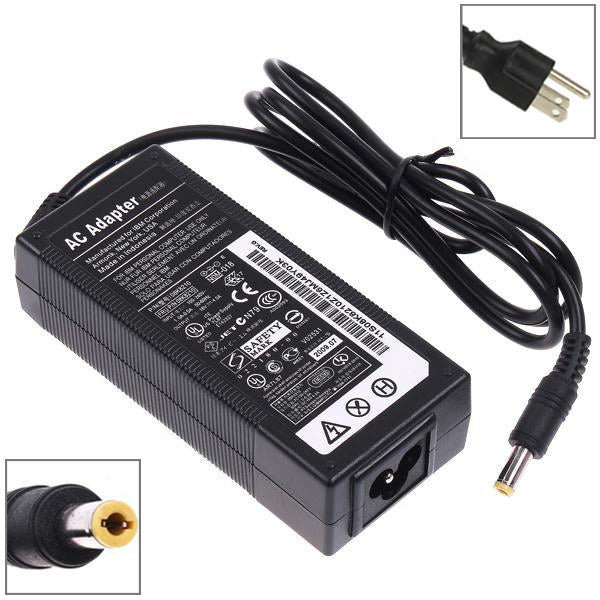 EU Plug AC Adapter 19V 4.74A 90W for Lenovo Notebook, Output Tips: 5.5 x 2.5mm, EU Plug, AU Plug, US Plug, UK Plug - HoMEdemic™ 