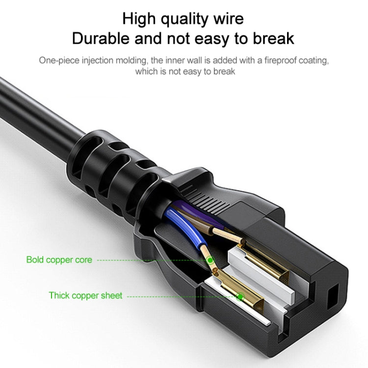 EU Power Cord, Cable Length: 1.5m, 1.5m - HoMEdemic™ 