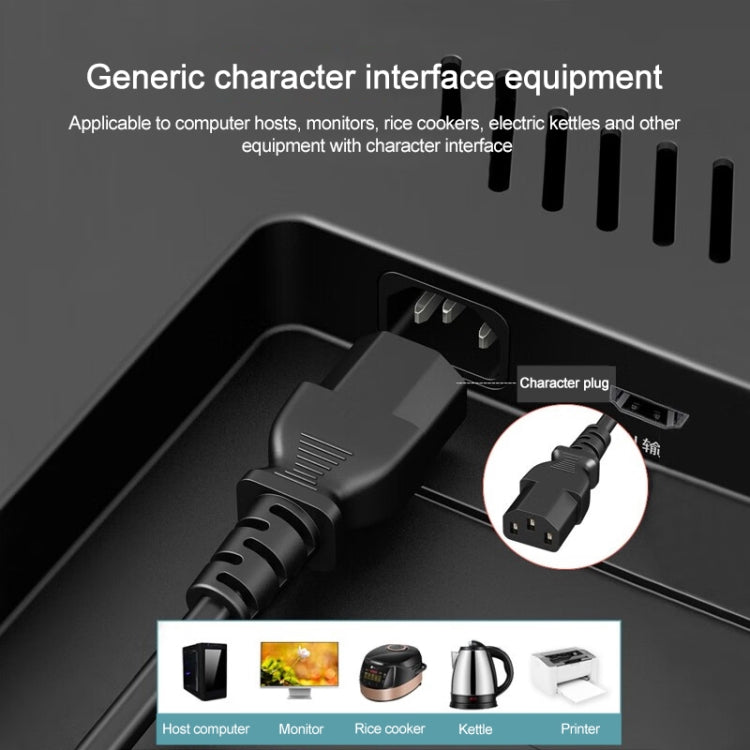 EU Power Cord, Cable Length: 1.5m, 1.5m - HoMEdemic™ 