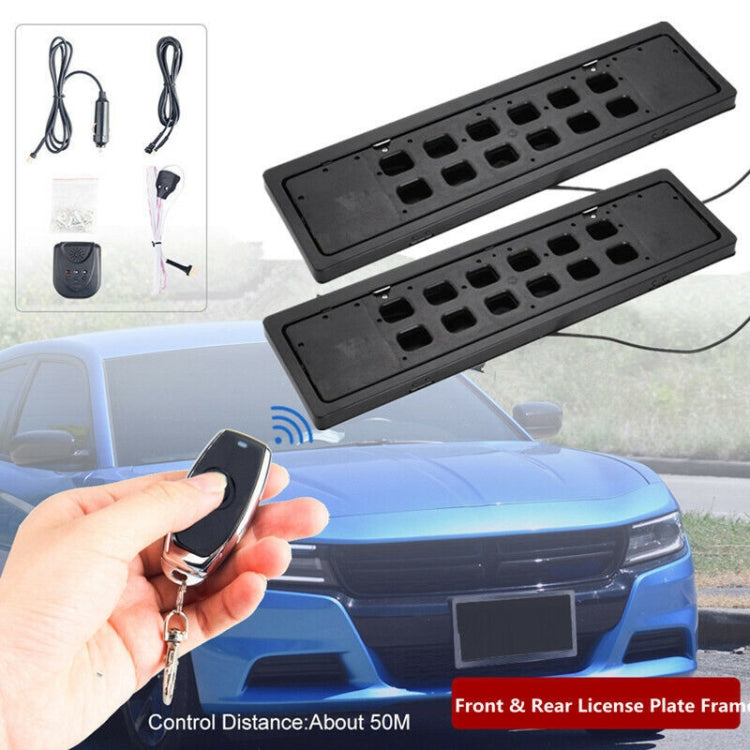 EU Standard Front Rear Car License Plate Flip Blind Protective Cover - HoMEdemic™ 
