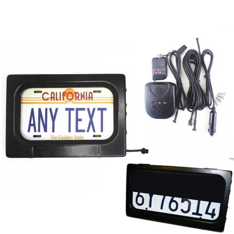 EU Standard Motorcycle License Plate Roller Shutter Cover Frame - HoMEdemic™ 