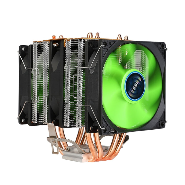 EVESKY 600 Desktop Computer 4 Copper Tube Mute CPU Cooling Fan, Color: No Light Three Fans - HoMEdemic™ 