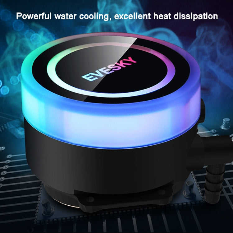 EVESKY  Water Cooler Cpu Fan RGB Fan Liquid Heatsink Integrated Radiator, Spec: 360mm - HoMEdemic™ 