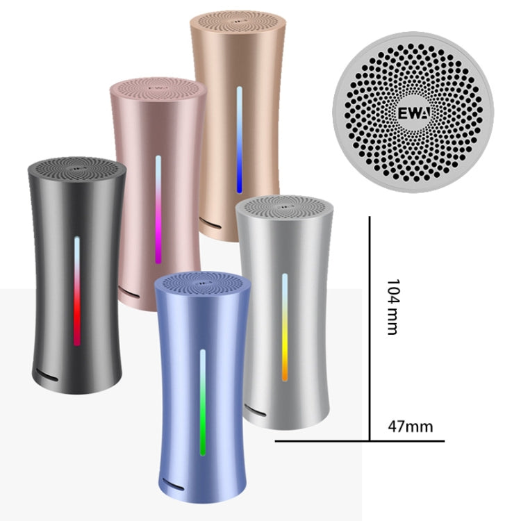 EWA A115 Portable Metal Bluetooth Speaker 105H Power Hifi Stereo Outdoor Subwoofer(Gray) - HoMEdemic™ 