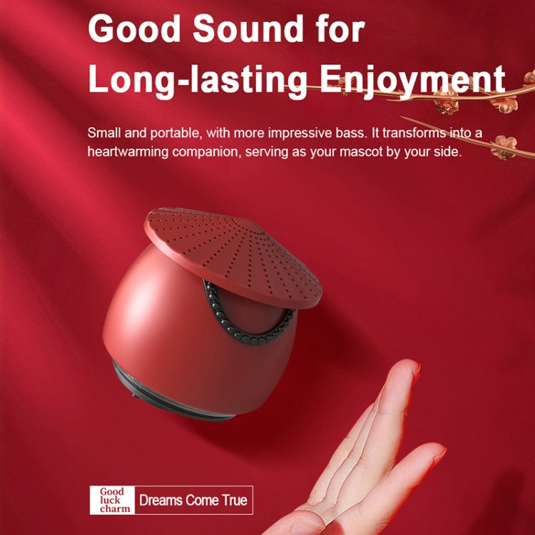 EWA A123 Portable Mini Speaker Chinese Style Bluetooth Speaker(Red) - HoMEdemic™ 