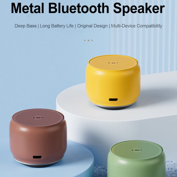 EWA A126 Mini Bluetooth 5.0 Bass Radiator Metal Speaker(Green) - HoMEdemic™ 