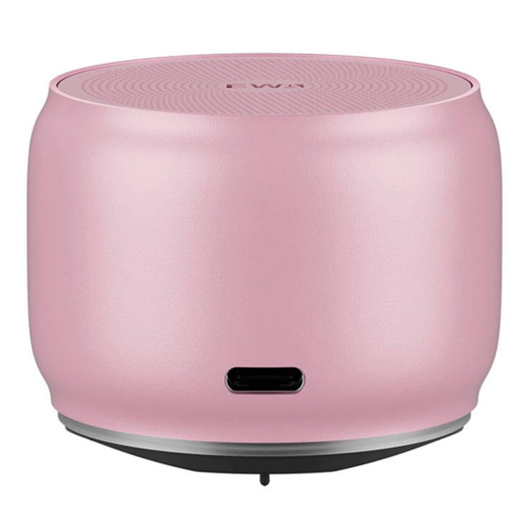 EWA A126 Mini Bluetooth 5.0 Bass Radiator Metal Speaker(Pink) - HoMEdemic™ 