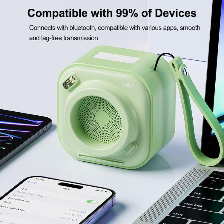 EWA A132 Portable Mini Stereo Wireless Bluetooth Speaker(Yellow Orange) - HoMEdemic™ 
